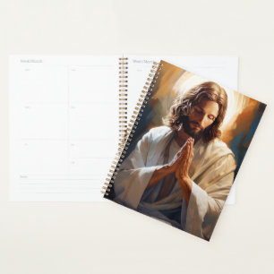 Jesus im Gebetsplanbuch Planer