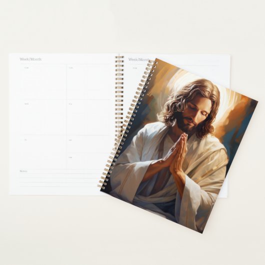 Jesus im Gebetsplanbuch Planer (Anzeige)