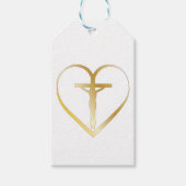 Jesus im Herzen Geschenkanhänger (Vorderseite)