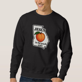 Jesus im Pfirsichstaat - Christlich Sweatshirt