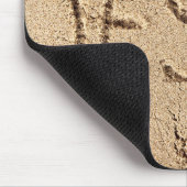 Jesus im Sand Mousepad (Ecke)