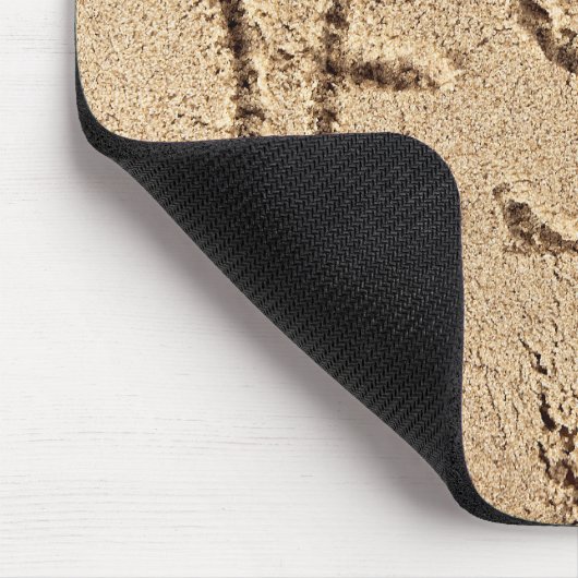 Jesus im Sand Mousepad (Ecke)