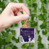 Jesus im Schnee Schlüsselanhänger (Hand)