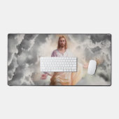 JESUS im SKY Schreibtischunterlage (Tastatur & Maus)