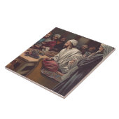 Jesus in Bethany gesalbt Fliese (Seite)