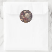 Jesus in Bethany gesalbt Runder Aufkleber (Tasche)