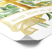 Jesus in deinem Herzen akzeptieren - Christlicher Poster (Ecke)