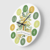 Jesus in deinem Herzen akzeptieren - Große Uhr (Winkel)