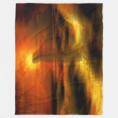 JESUS in den KLOUDS Fleecedecke (Vorderseite)