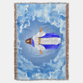 Jesus in den Wolken Decke (Vorderseite Vertikal)