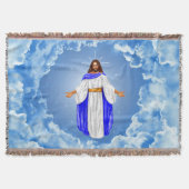 Jesus in den Wolken Decke (Vorderseite)