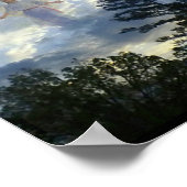 Jesus in den Wolken Poster (Ecke)