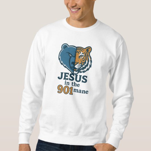 Jesus in der 901 - Christlich Sweatshirt (Vorderseite)