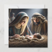 Jesus in der Gefahr | Weihnachten Karte (Vorderseite)