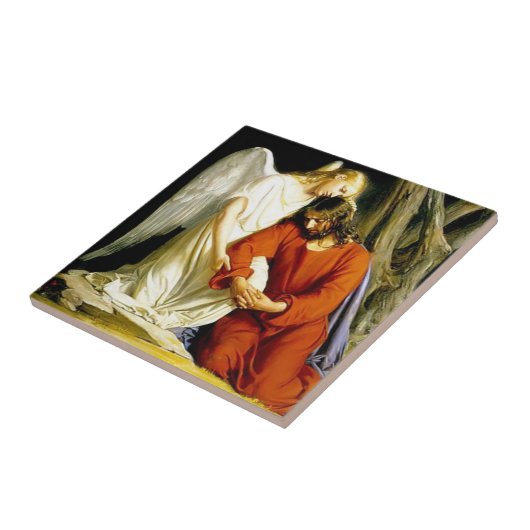 Jesus in der gethsemane Keramik Tile Fliese (Seite)