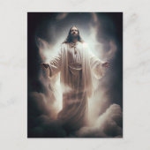 Jesus in der Kosmos AI Generated Art Postkarte (Vorderseite)
