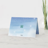 Jesus in der Wange gefaltet Weihnachten Karte (Rückseite)