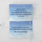 Jesus in der Wange gefaltet Weihnachten Karte (Innenseite)