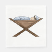 Jesus in der Zeitung Napkins Serviette (Vorderseite)