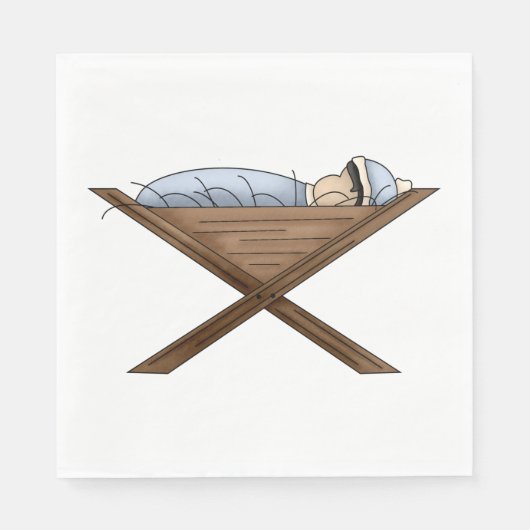 Jesus in der Zeitung Napkins Serviette (Vorderseite)