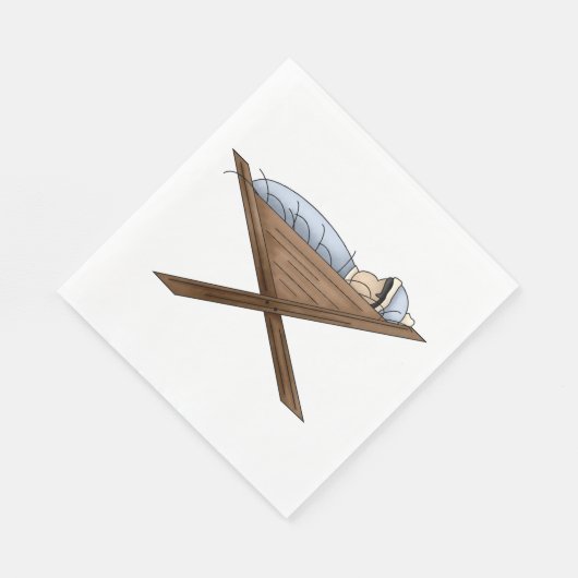 Jesus in der Zeitung Napkins Serviette (Ecke)