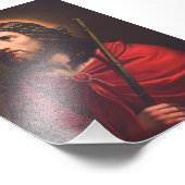 Jesus in Dornenkronen Fotodruck (Ecke)