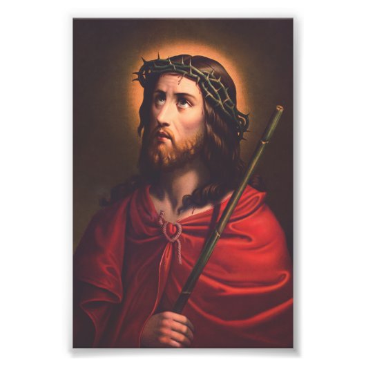 Jesus in Dornenkronen Fotodruck (Vorne)