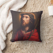 Jesus in Dornenkronen Kissen (Decke)