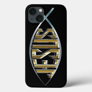 Jesus in einem Fischsymbol Case-Mate iPhone Hülle