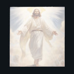 Jesus In Glory Notizblock<br><div class="desc">This notepad is shown with an art print of Jesus in his glory.
Shown in an opaque print so you can write on it.
Customize this item or buy as is.



Licensed Image</div>