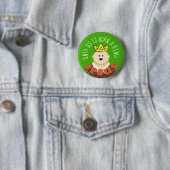 Jesus in Hay mit König-Krone Button (Beispiel)