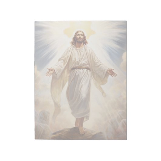 Jesus in Herrlichkeit Notizblock (Rotiert)