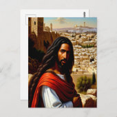 Jesus in Jerusalem Postkarte (Vorne/Hinten)