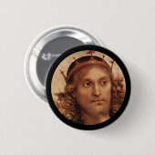 Jesus in Krone auferstehen Button (Vorne & Hinten)