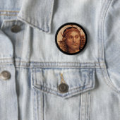 Jesus in Krone auferstehen Button (Beispiel)