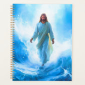 Jesus in Ocean Year Planner Planer (Vorderseite)