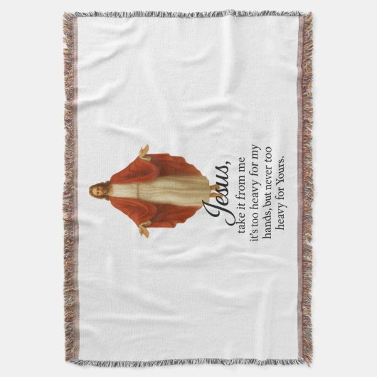 Jesus in Red and White Decke (Vorderseite Vertikal)