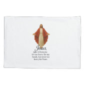 Jesus in Red and White Kissenbezug (Rückseite)