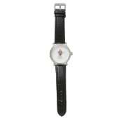 Jesus in Rot und Weiß Armbanduhr (Flach)