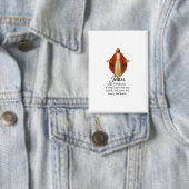 Jesus in Rot und Weiß Button (Insitu)