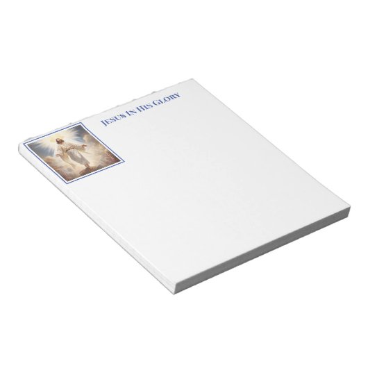 Jesus in Ruhestätte Notizblock (angewinkelt)