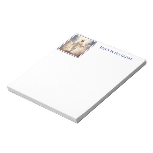 Jesus in Ruhestätte Notizblock (Rotiert)