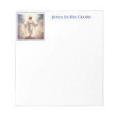 Jesus in Ruhestätte Notizblock (Vorderseite)