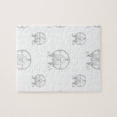 Jesus in Silver Puzzle (Horizontal)
