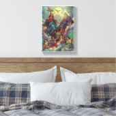 Jesus in Sky Leinwanddruck (Insitu (Schlafzimmer))