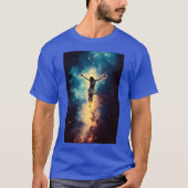 Jesus In Space Resurrection 01 T-Shirt (Vorderseite)