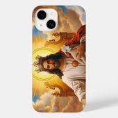 Jesus in The Kingdom of Heaven iPhone case (Rückseite)