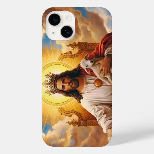 Jesus in The Kingdom of Heaven iPhone case (Rückseite)