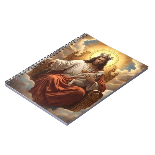 Jesus In the Kingdom of Heaven Notebook Notizblock (Linke Seite)