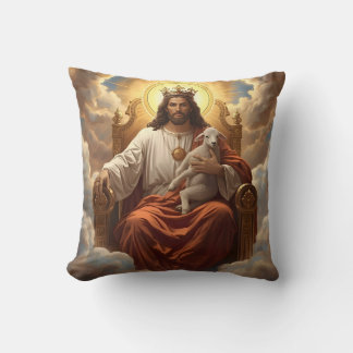 Jesus In the kingdom of Heaven Throw pillow Kissen